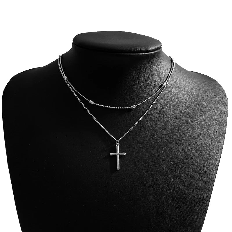 Romantic Cross Pendants Necklace