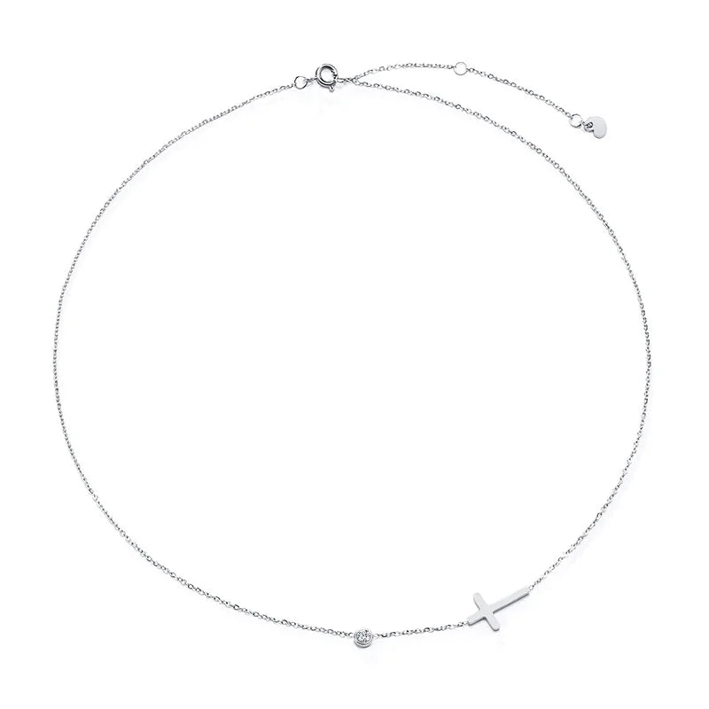 Sideways Cross Necklaces