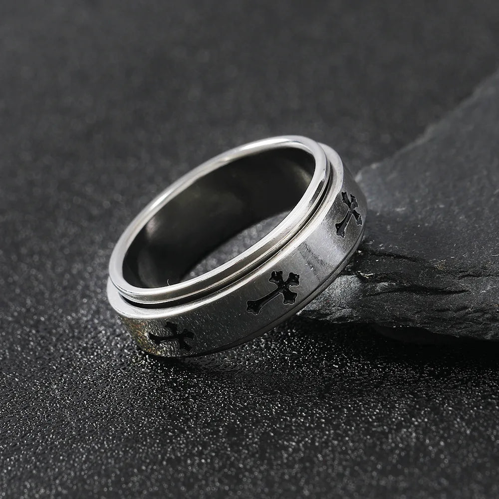 Nichiso Wear Titanium Steel Ring