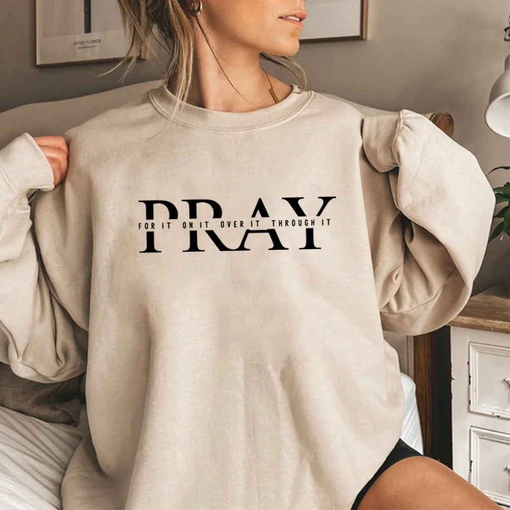 Christian Pray Sweatshirt Women of The Bible Sweater