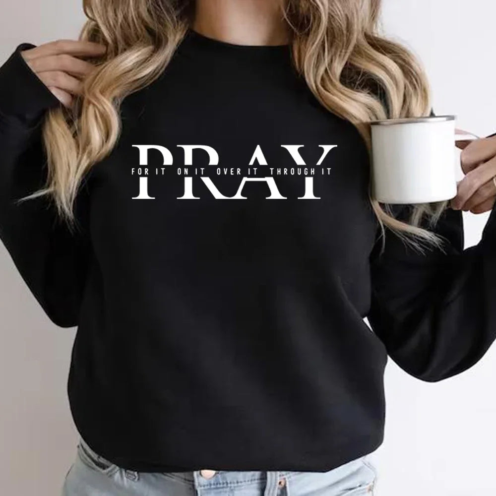 Christian Pray Sweatshirt Women of The Bible Sweater