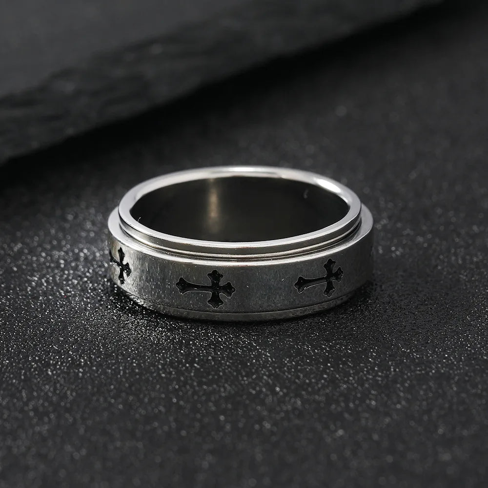 Nichiso Wear Titanium Steel Ring