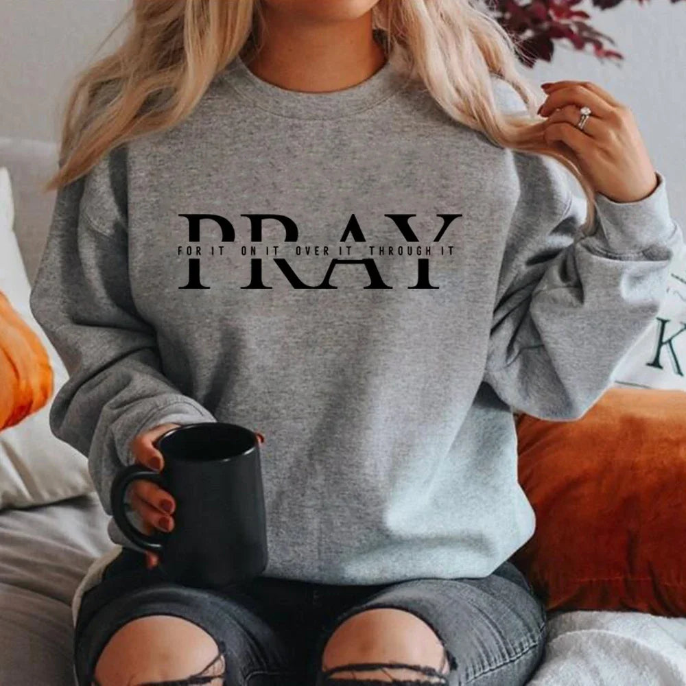 Christian Pray Sweatshirt Women of The Bible Sweater