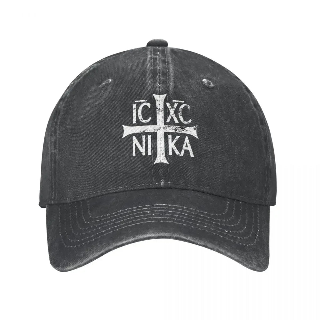 IC XC NIKA Cross Christian Orthodox Baseball Cap