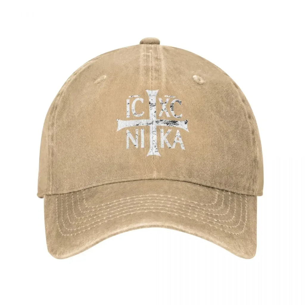 IC XC NIKA Cross Christian Orthodox Baseball Cap