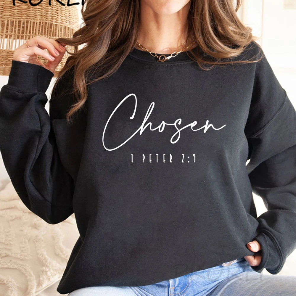 Chosen 1 Peter 2:9 Sweatshirt Christian Hoodie