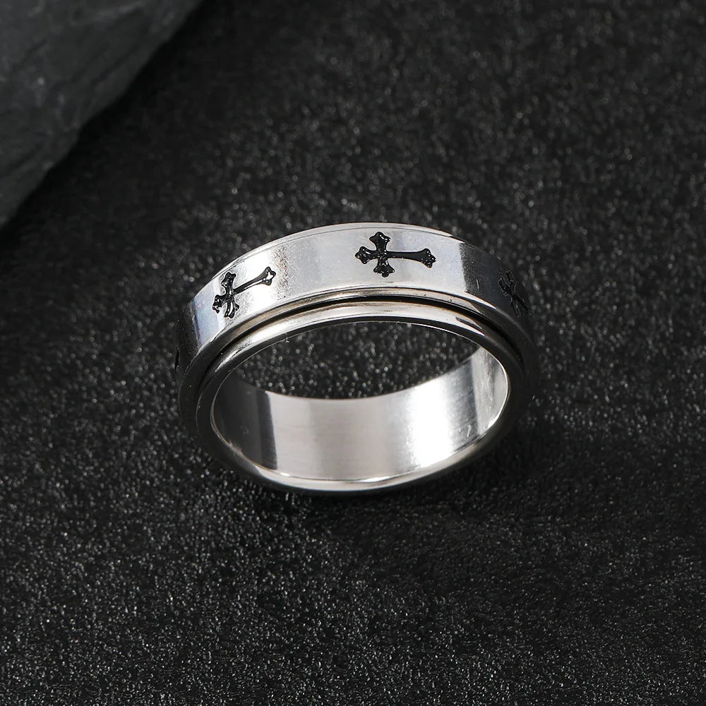 Nichiso Wear Titanium Steel Ring