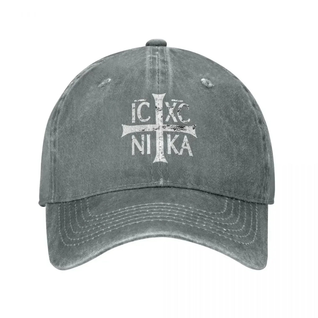 IC XC NIKA Cross Christian Orthodox Baseball Cap