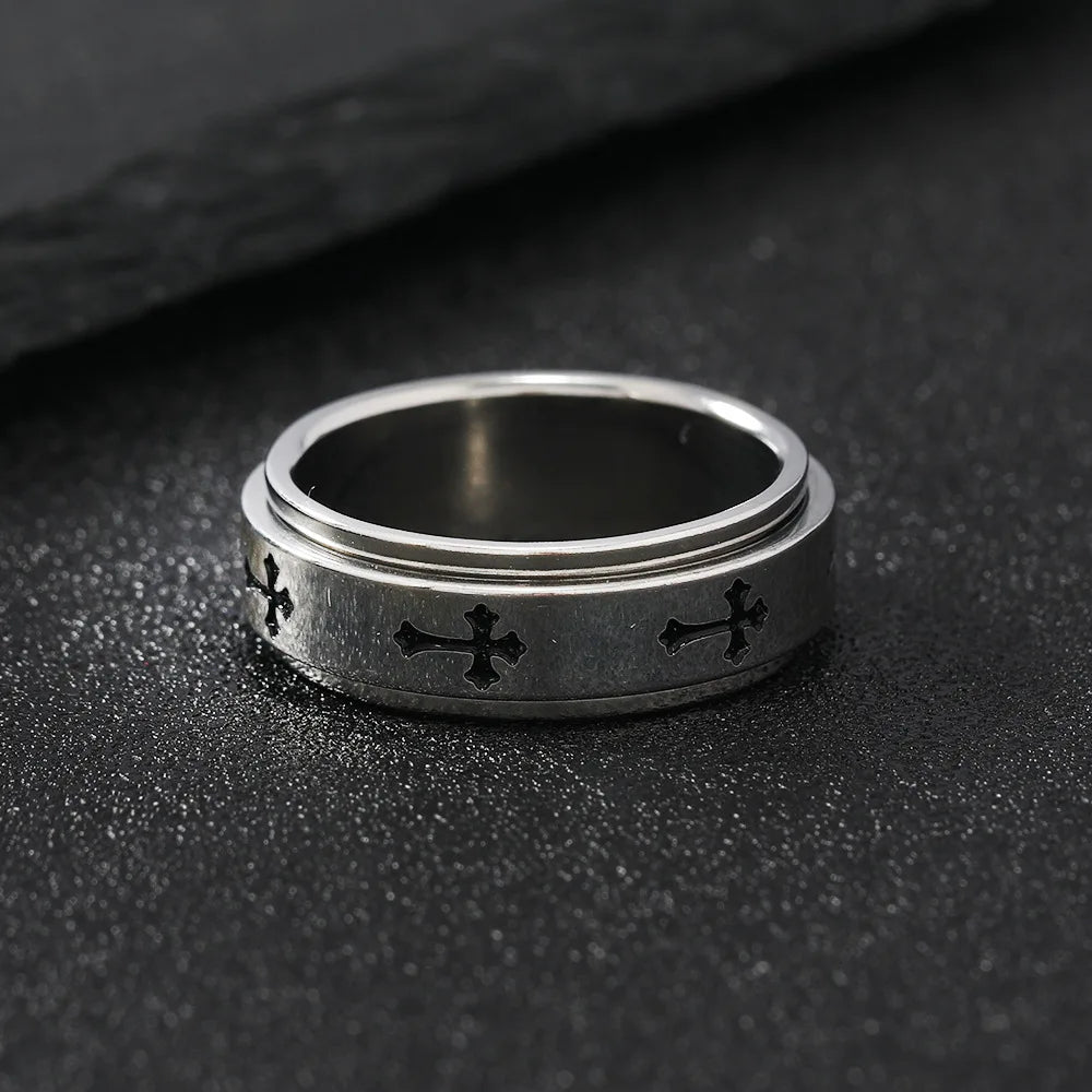 Nichiso Wear Titanium Steel Ring