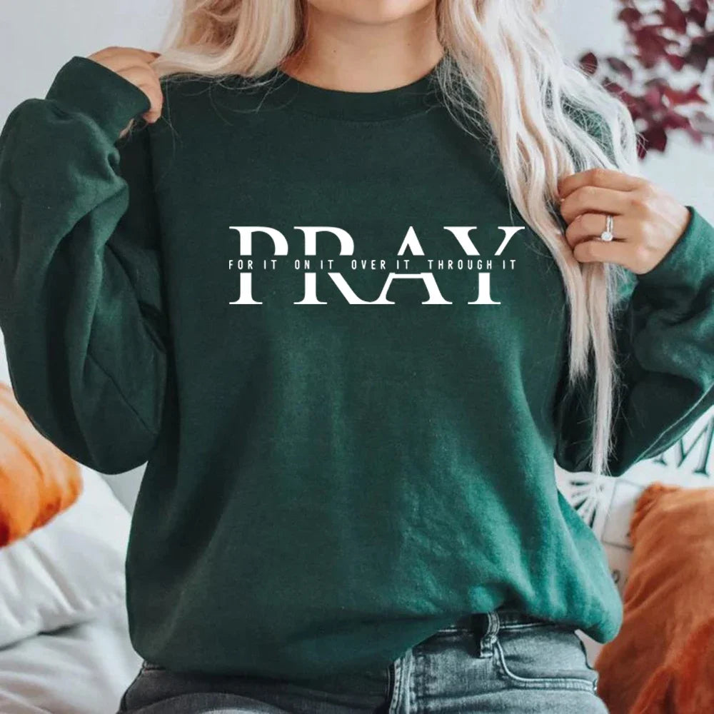 Christian Pray Sweatshirt Women of The Bible Sweater