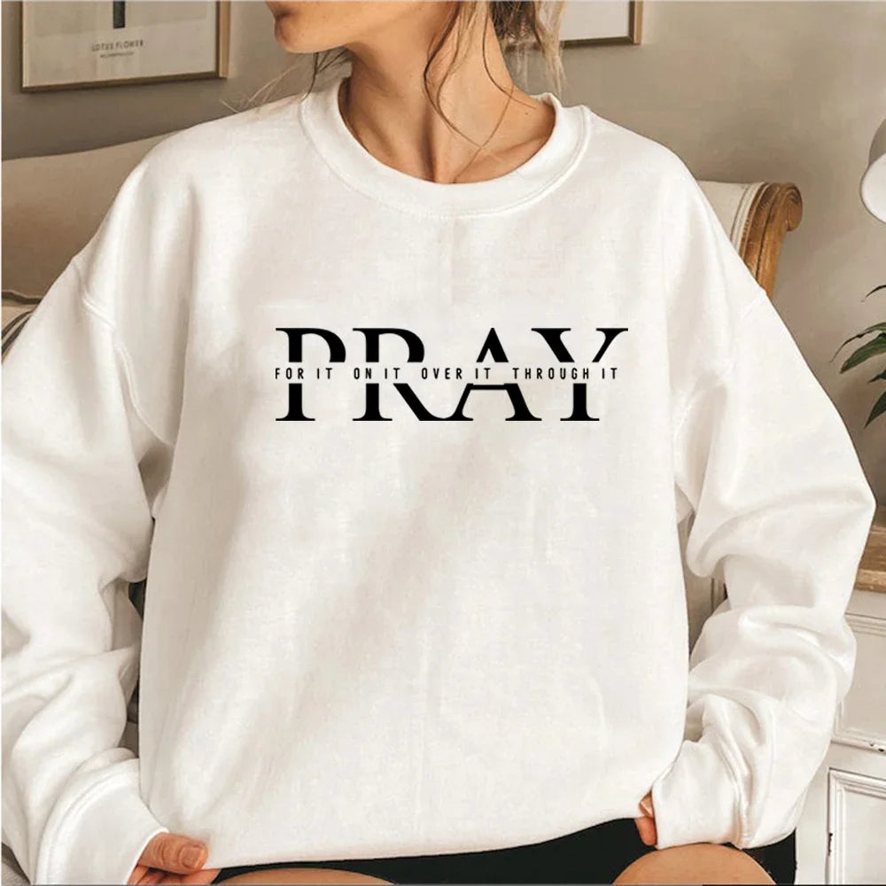 Christian Pray Sweatshirt Women of The Bible Sweater